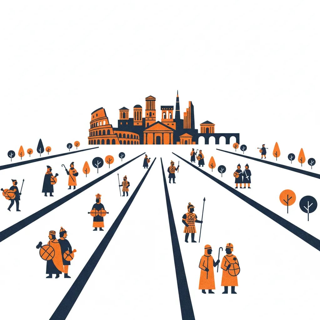 Alle wegen leiden naar Rome