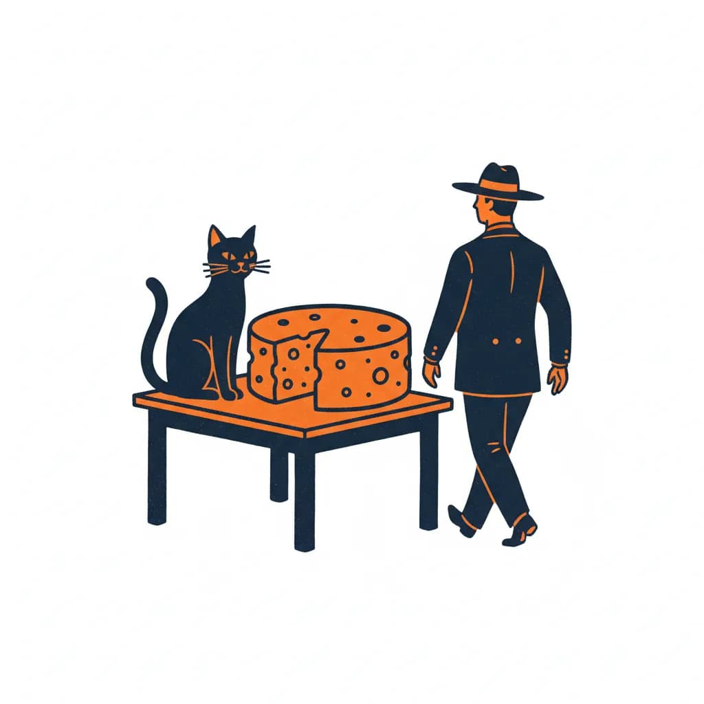 De kaas aan de kat bevelen
