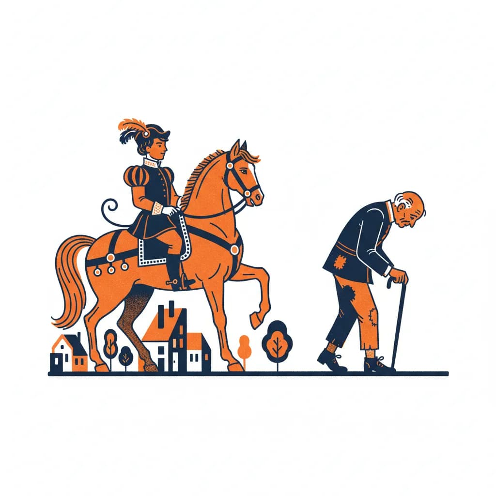 Jong te paard, oud te voet